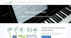 Desktop Screenshot of powermusicsoftware.com